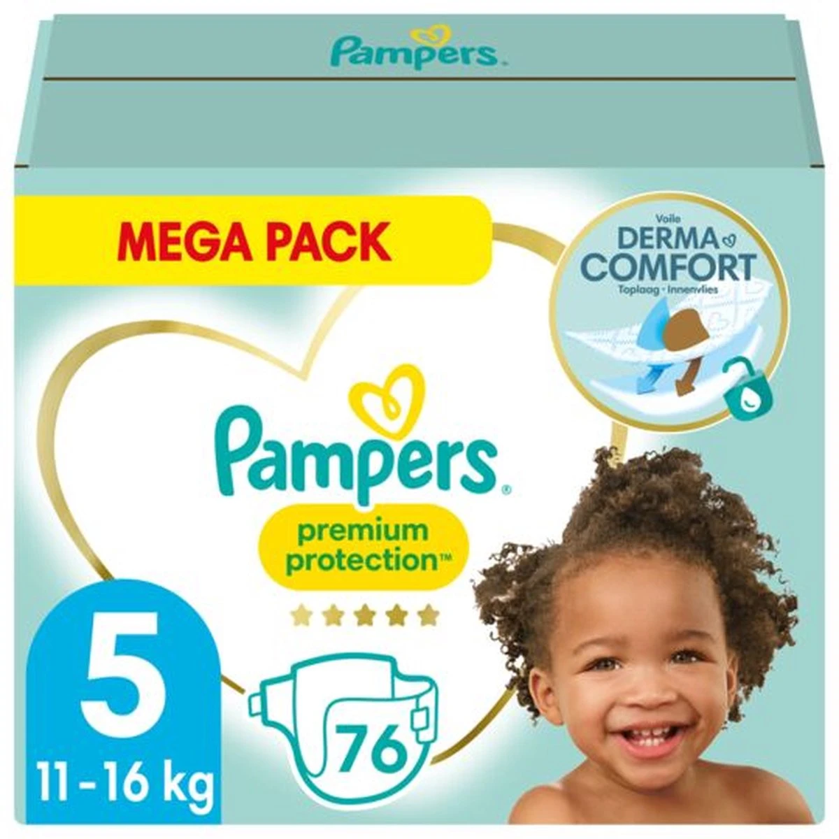 Pampers® Pampers - Premium Protection - Maat 5 - Mega Pack - 88 Luiers 1 Pampers® Pampers - Premium Protection - Maat 5 - Mega Pack - 88 Luiers