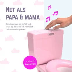 Casteleyn - Toilet Trainer - WC Potje - Plaspotje - Kinder Toilet - Met Geluid - Tot 21KG - Roze 14 Casteleyn - Toilet Trainer - WC Potje - Plaspotje - Kinder Toilet - Met Geluid - Tot 21KG - Roze -Babyproducten Winkel 1200x1200 386