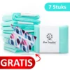 Pure Sensation® Luieremmer Navulling - 7 Stuks - Geschikt Voor Korbell - Inclusief Extra Luier Etui - Navullingen 15/16 Liter - Luieremmer Zakken - Luieremmernavullingen - Luieremmers - Korbell Luieremmer – Luierzakjes Wegwerp - Korbell Navulling