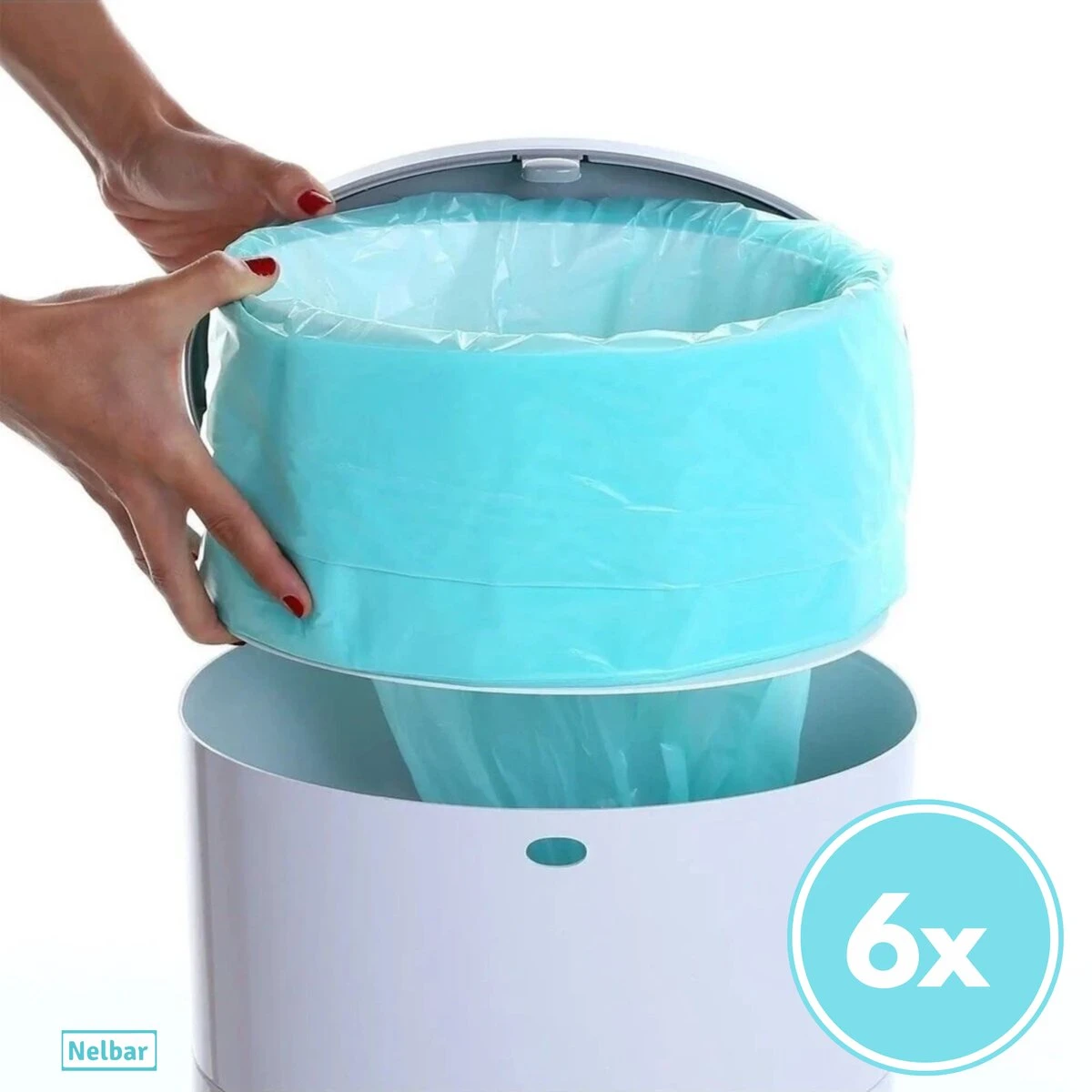 Luieremmer Navulling Geschikt Voor Korbell - 15/16 Liter - 6 Stuks - Milieuvriendelijk - Nelbar 1 Luieremmer Navulling Geschikt Voor Korbell - 15/16 Liter - 6 Stuks - Milieuvriendelijk - Nelbar