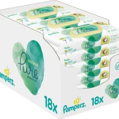 Pampers® Pampers Pure Coconut Babydoekjes - 18pakjes Van 42 Doekjes =756 Babydoekjes -Babyproducten Winkel 1200x1200 49