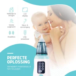 Hoy En Dia® Neusreiniger Baby Snoetenpoetsers - Neuspeer Met USB - Elektrische Neuszuiger En Oorreiniger -Babyproducten Winkel 1200x1200 514