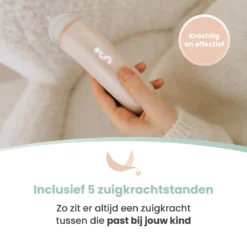 Babily® - Elektrische Neusreiniger Voor Baby's - 0 T/m 6 Jaar - Neuszuiger - Neuspeer - Snoetenpoetser - Toetenveger - Aspirator - Incl. 5 Zuigkrachtstanden En 3 Kalmerende Melodieën -Babyproducten Winkel 1200x1200 532