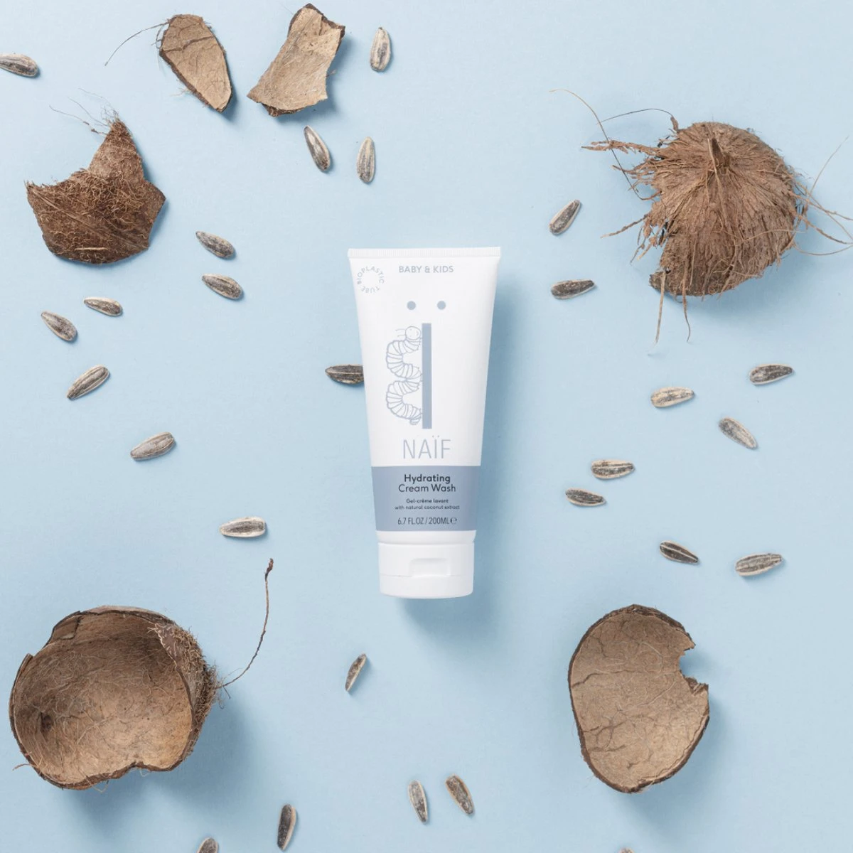 Naïf Hydraterende Wascrème - Babyverzorging - 200ml - Met Natuurlijke Ingrediënten 4 Naïf Hydraterende Wascrème - Babyverzorging - 200ml - Met Natuurlijke Ingrediënten - Afbeelding 4