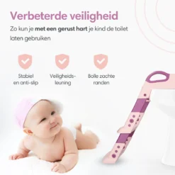 Macx & Macx Toilettrainer Met Trapje - Brilverkleiner Met Handvaten En Opstapje - Opvouwbaar Toilet Bril Zitje - WC Zindelijkheids Training Voor Jongens/Meisjes - Urinoirs Voor Kind/Peuter Van 2 Tot 7 Jaar - Roze 14 Macx & Macx Toilettrainer Met Trapje - Brilverkleiner Met Handvaten En Opstapje - Opvouwbaar Toilet Bril Zitje - WC Zindelijkheids Training Voor Jongens/Meisjes - Urinoirs Voor Kind/Peuter Van 2 Tot 7 Jaar - Roze -Babyproducten Winkel 1200x1200 690