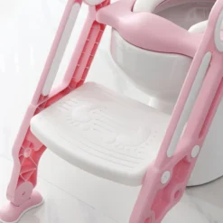 LifeGoods WC Verkleiner Met Trapje - Trainer Met Opstapje - 2 Tot 7 Jaar - Roze/Wit -Babyproducten Winkel 1200x1200 700