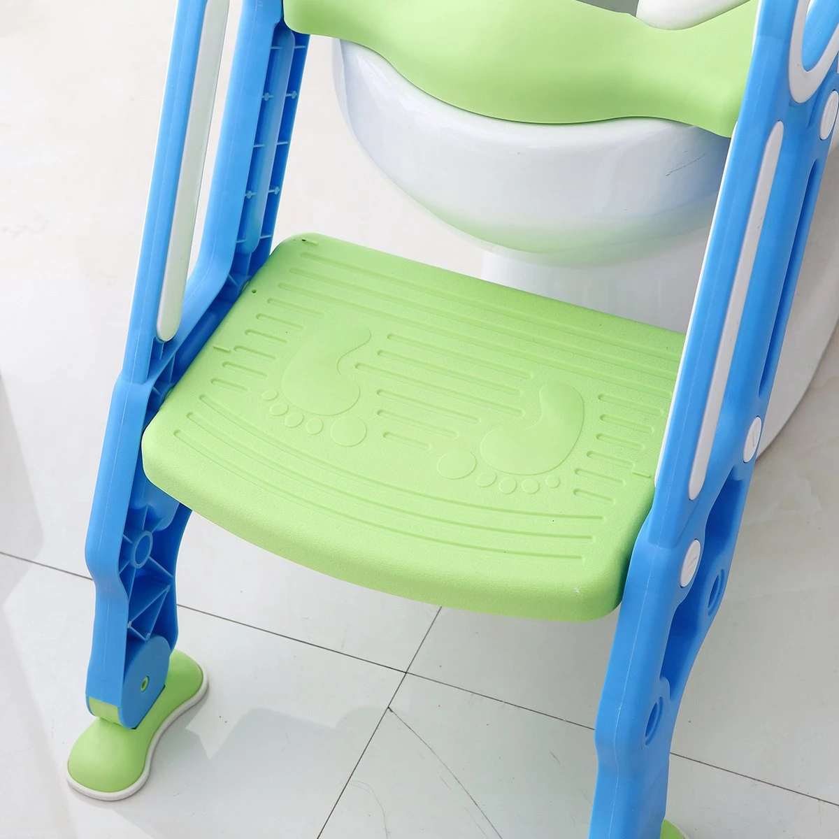 LifeGoods WC Verkleiner Met Trapje - Trainer Met Opstapje - 2 Tot 7 Jaar - Groen/Blauw 6 LifeGoods WC Verkleiner Met Trapje - Trainer Met Opstapje - 2 Tot 7 Jaar - Groen/Blauw - Afbeelding 6