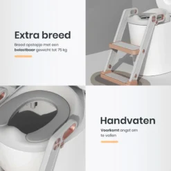 XIORI-SEMS - WC Verkleiner Met Trapje - Toiletverkleiner - Wit Met Goud - Toilettrainer - 2 Tot 7 Jaar - Met Beloningssysteem -Babyproducten Winkel 1200x1200 731