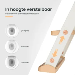 XIORI-SEMS - WC Verkleiner Met Trapje - Toiletverkleiner - Wit Met Goud - Toilettrainer - 2 Tot 7 Jaar - Met Beloningssysteem -Babyproducten Winkel 1200x1200 734