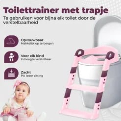 WC Verkleiner Met Trapje - Inclusief Handvaten - Opvouwbaar - 2 Tot 7 Jaar - Roze - Paars 15 WC Verkleiner Met Trapje - Inclusief Handvaten - Opvouwbaar - 2 Tot 7 Jaar - Roze - Paars -Babyproducten Winkel 1200x1200 741