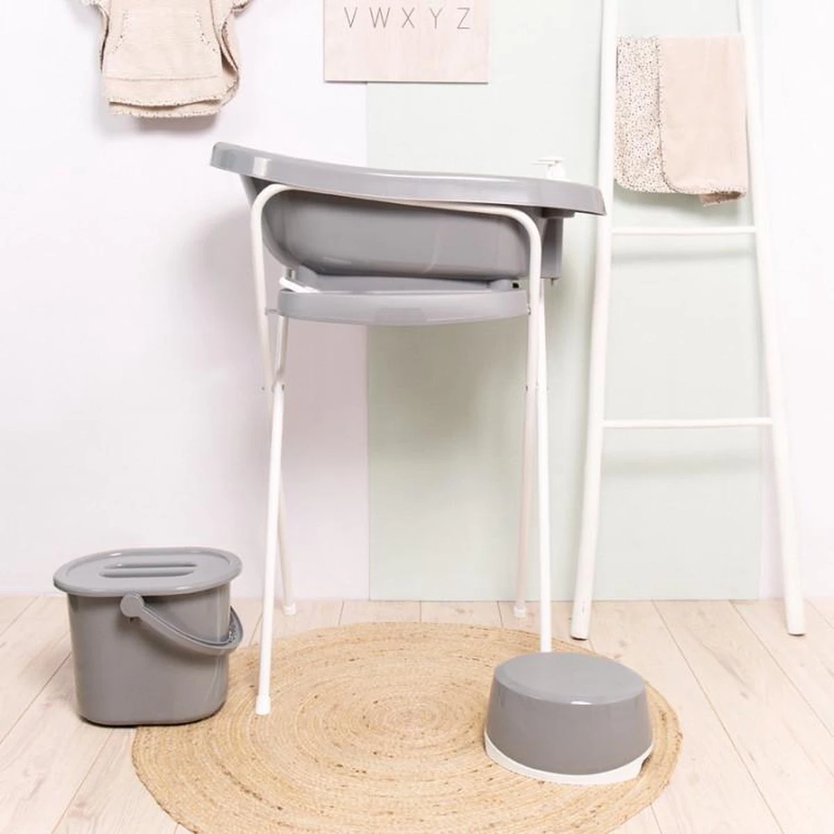 Bébé-jou Fabulous Luieremmer - Griffin Grey 2 Bébé-jou Fabulous Luieremmer - Griffin Grey - Afbeelding 2