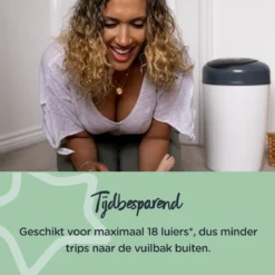 Tommee Tippee Simplee Sangenic Luieremmer, Milieuvriendelijker Systeem, Inclusief 6 Navulcassettes Met Duurzaam Geproduceerde Antibacteriële GREENFILM, Grijs 9 Tommee Tippee Simplee Sangenic Luieremmer, Milieuvriendelijker Systeem, Inclusief 6 Navulcassettes Met Duurzaam Geproduceerde Antibacteriële GREENFILM, Grijs -Babyproducten Winkel 1200x1200 783