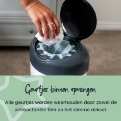 Tommee Tippee Simplee Sangenic Luieremmer, Milieuvriendelijker Systeem, Inclusief 6 Navulcassettes Met Duurzaam Geproduceerde Antibacteriële GREENFILM, Grijs 11 Tommee Tippee Simplee Sangenic Luieremmer, Milieuvriendelijker Systeem, Inclusief 6 Navulcassettes Met Duurzaam Geproduceerde Antibacteriële GREENFILM, Grijs -Babyproducten Winkel 1200x1200 785