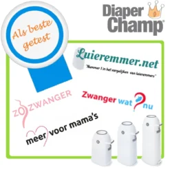 Luieremmer Medium Zilver - Middel - Zonder Navulling - Geschikt Voor Pampers En Huggies - Stoma -Babyproducten Winkel 1200x1200 796