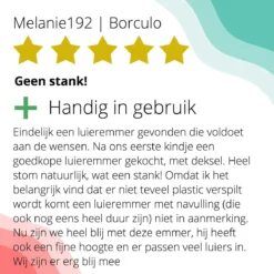 Luieremmer Medium Zilver - Middel - Zonder Navulling - Geschikt Voor Pampers En Huggies - Stoma -Babyproducten Winkel 1200x1200 797