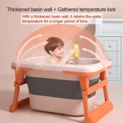 Babybadje - Inklapbaar Bad - Bad Baby - Met Badkruk - Zitbad - Bath Bucket - Opvouwbaar Bad Kinderen - Baby Badje - Opvouwbaar Bad Baby - Opvouwbaar Bad - Baby Badkussen -Babyproducten Winkel 1200x1200 874