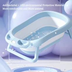 K IKIDO Babybadje - Opvouwbaar Bad Baby - Inclusief Badkussen - Peuterbadje - Blauw -Babyproducten Winkel 1200x1200 902