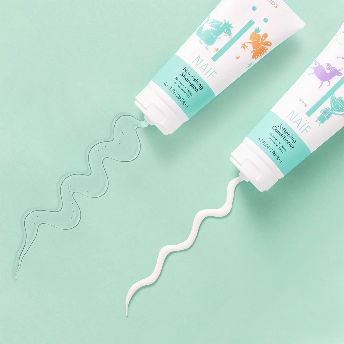 Naïf Kids Conditioner - Voordeelverpakking 2 X 200ml - Met Natuurlijke Ingrediënten 2 Naïf Kids Conditioner - Voordeelverpakking 2 X 200ml - Met Natuurlijke Ingrediënten - Afbeelding 2