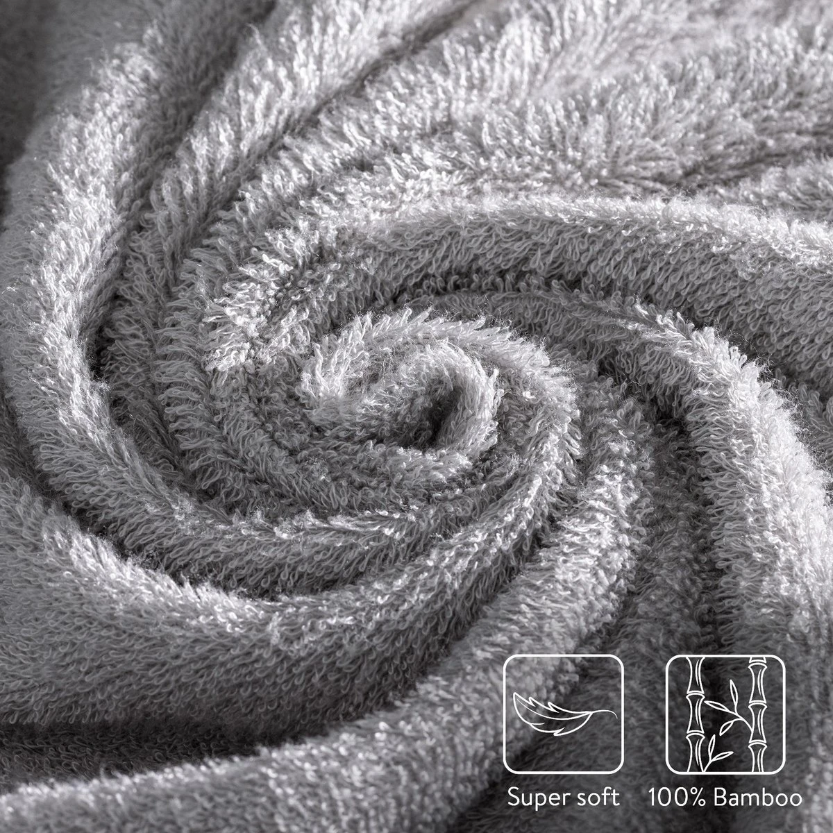 Navaris Badcape Met Capuchon Voor Baby - Set Met Badcape En Washandje - 100% Bamboe - Voor Baby's Van 0-12 Maanden - Oeko-tex Gecertificeerd - Koala 4 Navaris Badcape Met Capuchon Voor Baby - Set Met Badcape En Washandje - 100% Bamboe - Voor Baby's Van 0-12 Maanden - Oeko-tex Gecertificeerd - Koala - Afbeelding 4