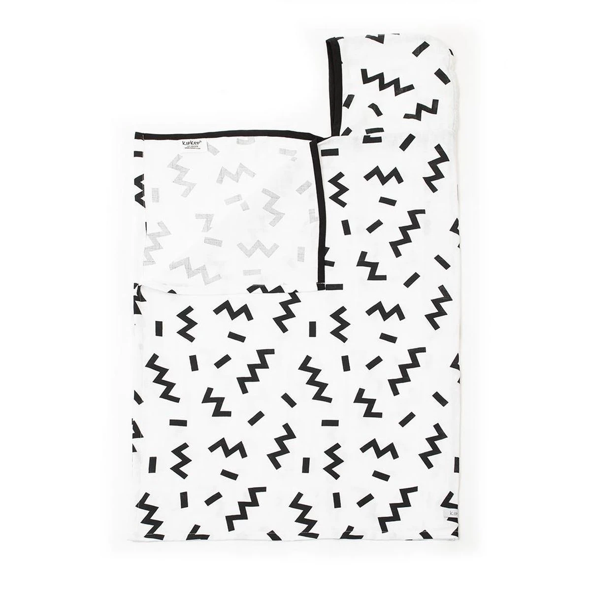 KipKep Blenker Hydrofiele Badcape - Maat 100x70cm - Memphis White 5 KipKep Blenker Hydrofiele Badcape - Maat 100x70cm - Memphis White - Afbeelding 5