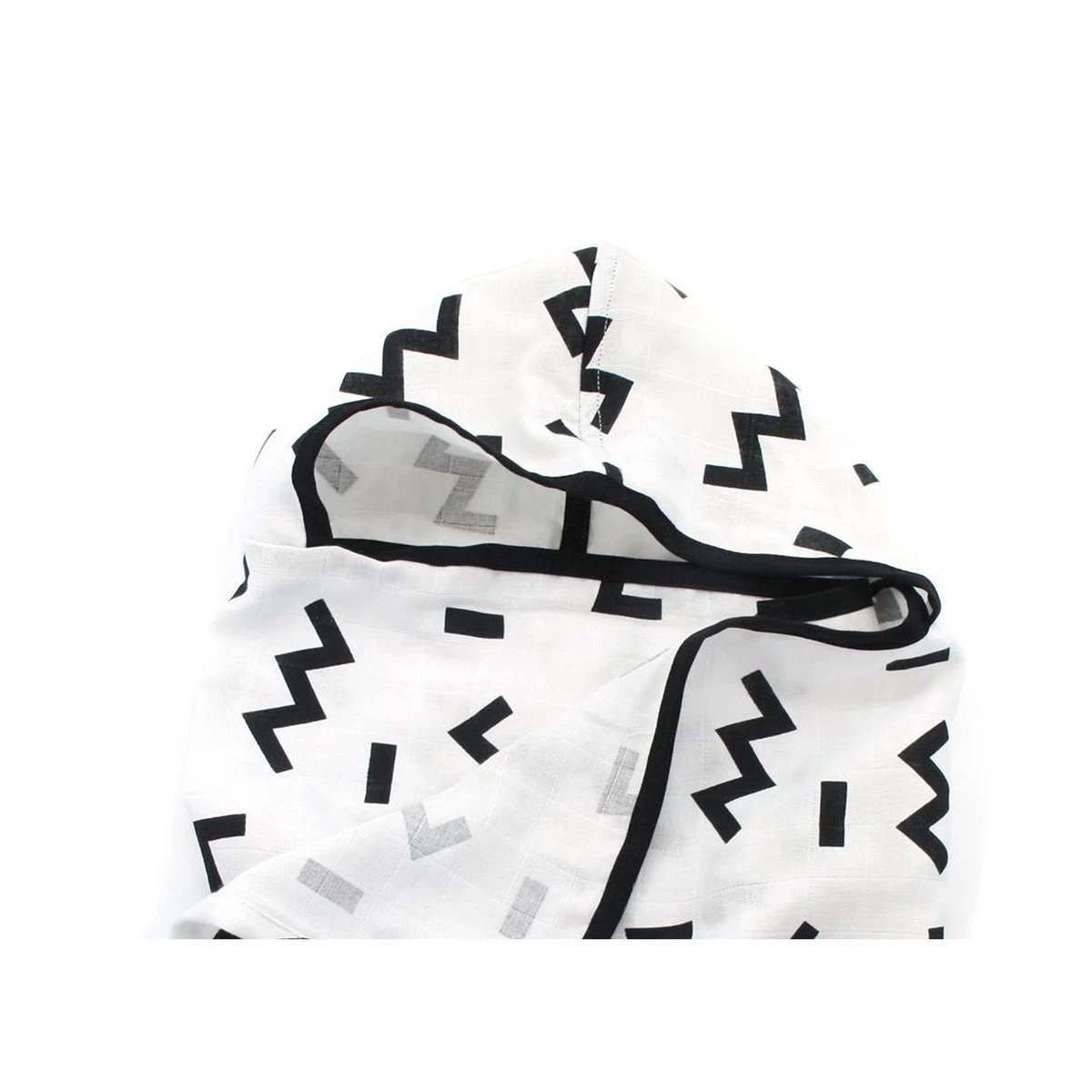 KipKep Blenker Hydrofiele Badcape - Maat 100x70cm - Memphis White 8 KipKep Blenker Hydrofiele Badcape - Maat 100x70cm - Memphis White - Afbeelding 8