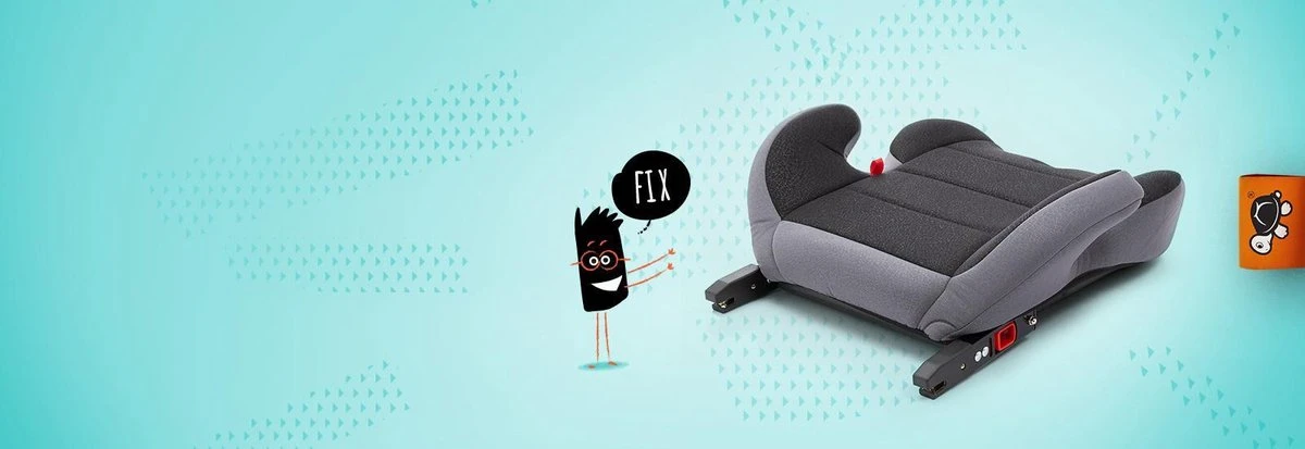 Babyauto Zitverhoger Vista Fix Booster Groep 3 Isofix Stoelverhoger - Grijs 7 Babyauto Zitverhoger Vista Fix Booster Groep 3 Isofix Stoelverhoger - Grijs - Afbeelding 7