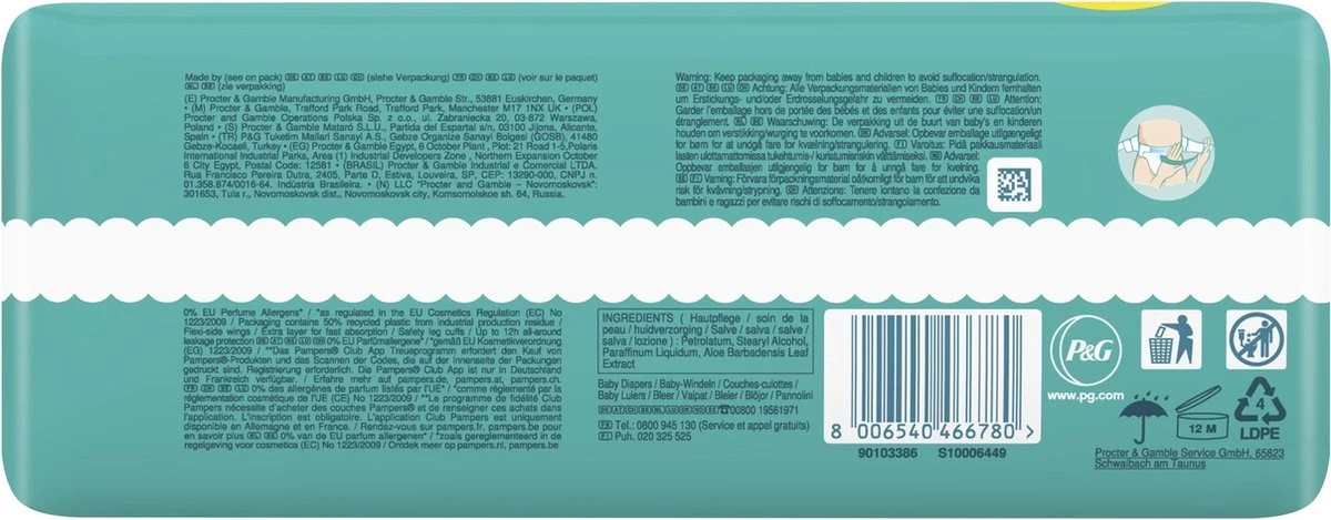 Pampers® Pampers - Baby Dry - Maat 8 - Mega Pack - 58 Luiers 2 Pampers® Pampers - Baby Dry - Maat 8 - Mega Pack - 58 Luiers - Afbeelding 2