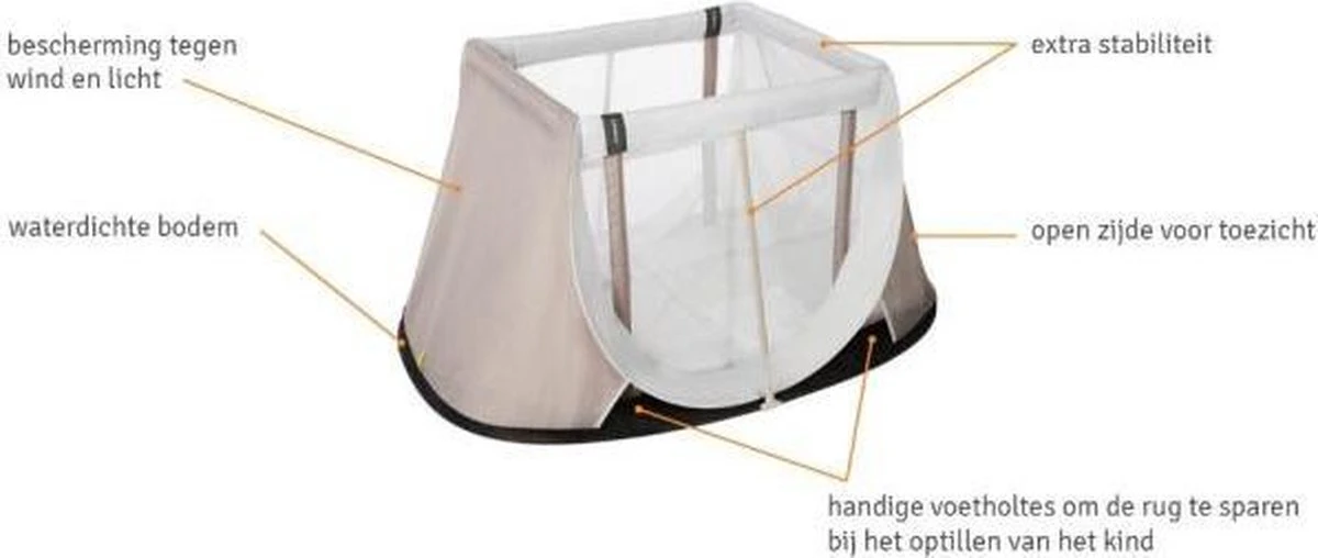 AeroMoov Instant Travel Cot Reisbed - Giraph Sky 15 AeroMoov Instant Travel Cot Reisbed - Giraph Sky - Afbeelding 15
