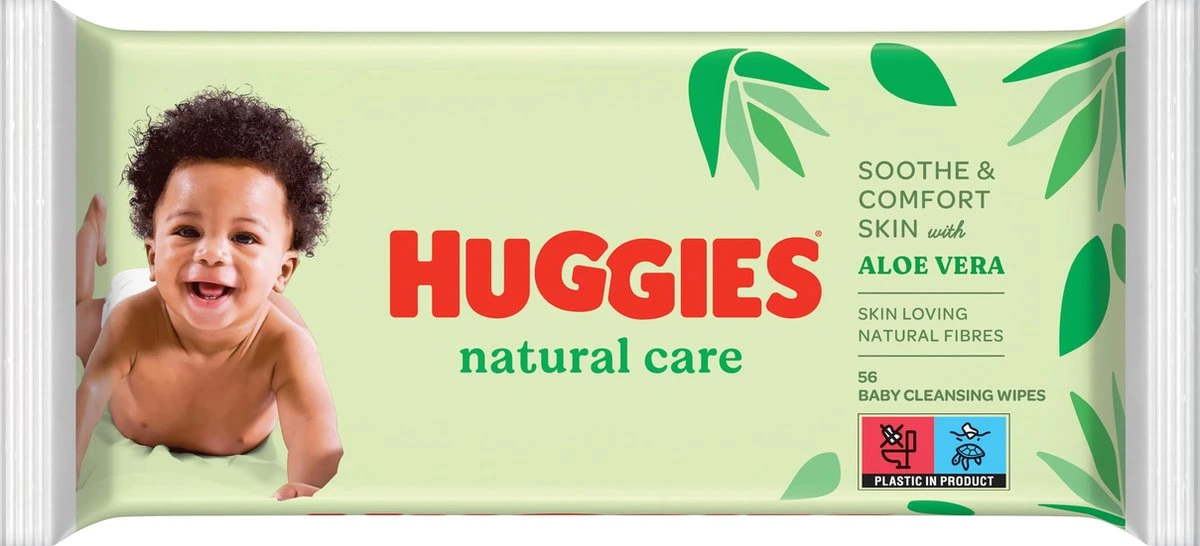 Huggies Billendoekjes - Natural Care - 10 X 56 Stuks - 560 Doekjes - Voordeelverpakking 7 Huggies Billendoekjes - Natural Care - 10 X 56 Stuks - 560 Doekjes - Voordeelverpakking - Afbeelding 7
