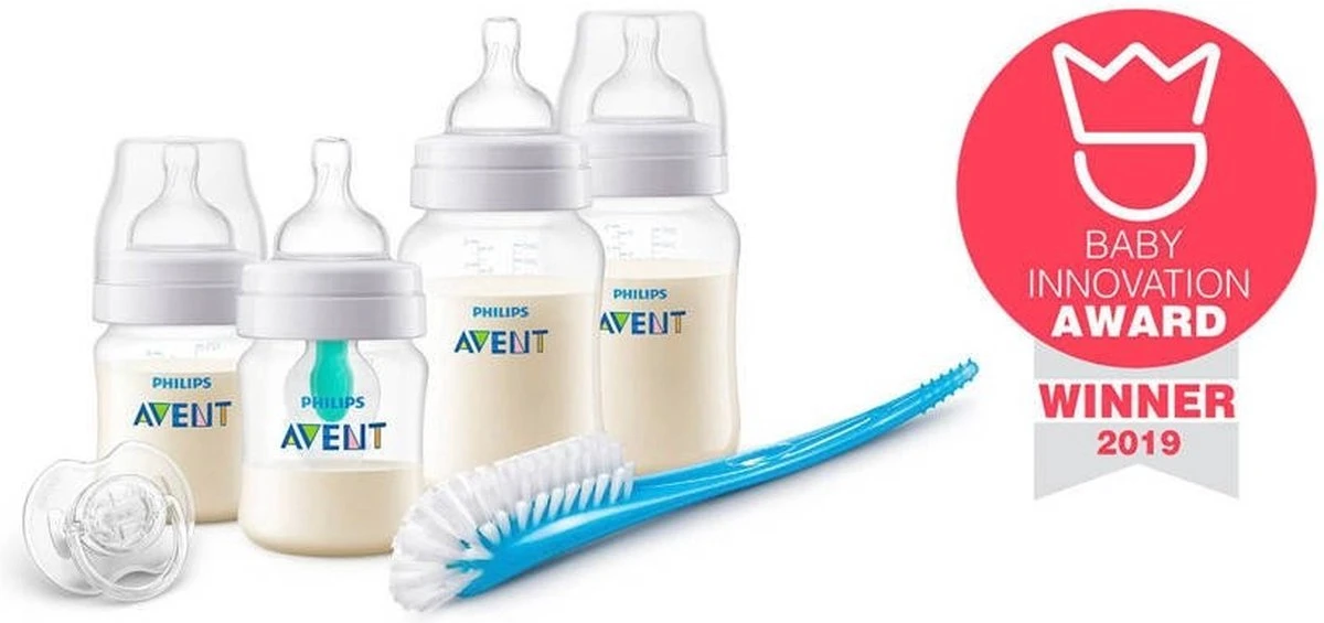 Philips Avent Anti-Colic SCD807/00 - Startersset Voor Pasgeborenen - 0M+ Met AirFree Ventiel 4 Philips Avent Anti-Colic SCD807/00 - Startersset Voor Pasgeborenen - 0M+ Met AirFree Ventiel - Afbeelding 4
