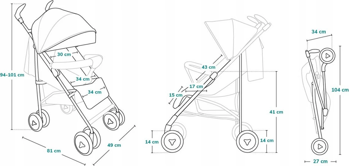 Lionelo Irma - Buggy - Wandelwagen- Lichte 7kg - Tot 15 Kg - Geveerde Wielen - 360° - Tot 5 Jaar - Opbergmand - Verstelbare Handgreep - Snel Inklapsysteem - Compact Formaat 17 Lionelo Irma - Buggy - Wandelwagen- Lichte 7kg - Tot 15 Kg - Geveerde Wielen - 360° - Tot 5 Jaar - Opbergmand - Verstelbare Handgreep - Snel Inklapsysteem - Compact Formaat - Afbeelding 17