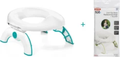 Oxo Tot 2-in-1 Plaspotje - Reispotje - WC Verkleiner - Teal -Babyproducten Winkel 1200x574