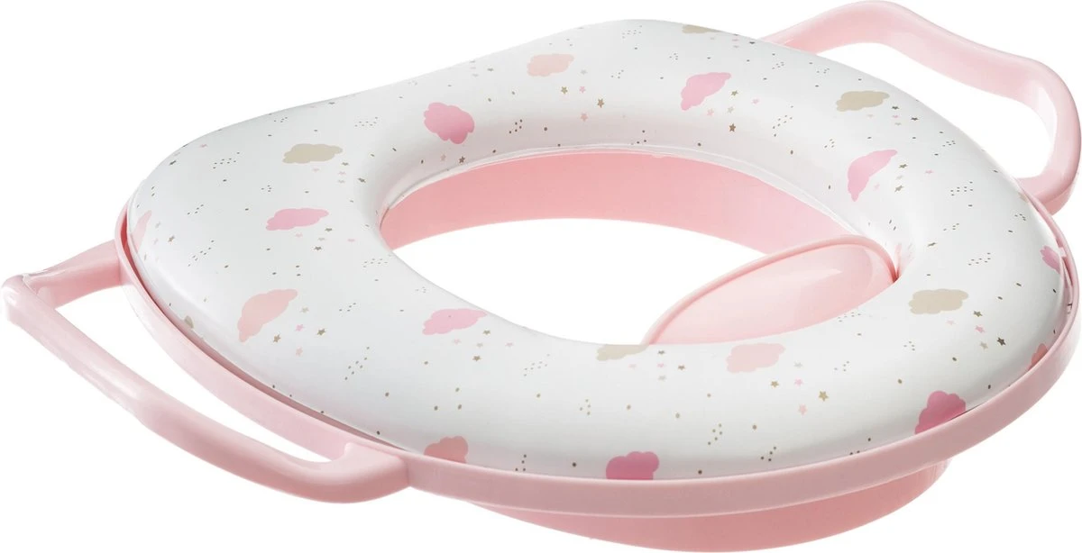 WC Verkleiner - Toilet Verkleiner Roze Met Wolkjes 1 WC Verkleiner - Toilet Verkleiner Roze Met Wolkjes
