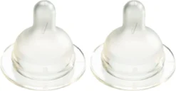 Difrax Flessenspeen Wide Voor Brede Babyflessen - Maat Small - 2 Stuks