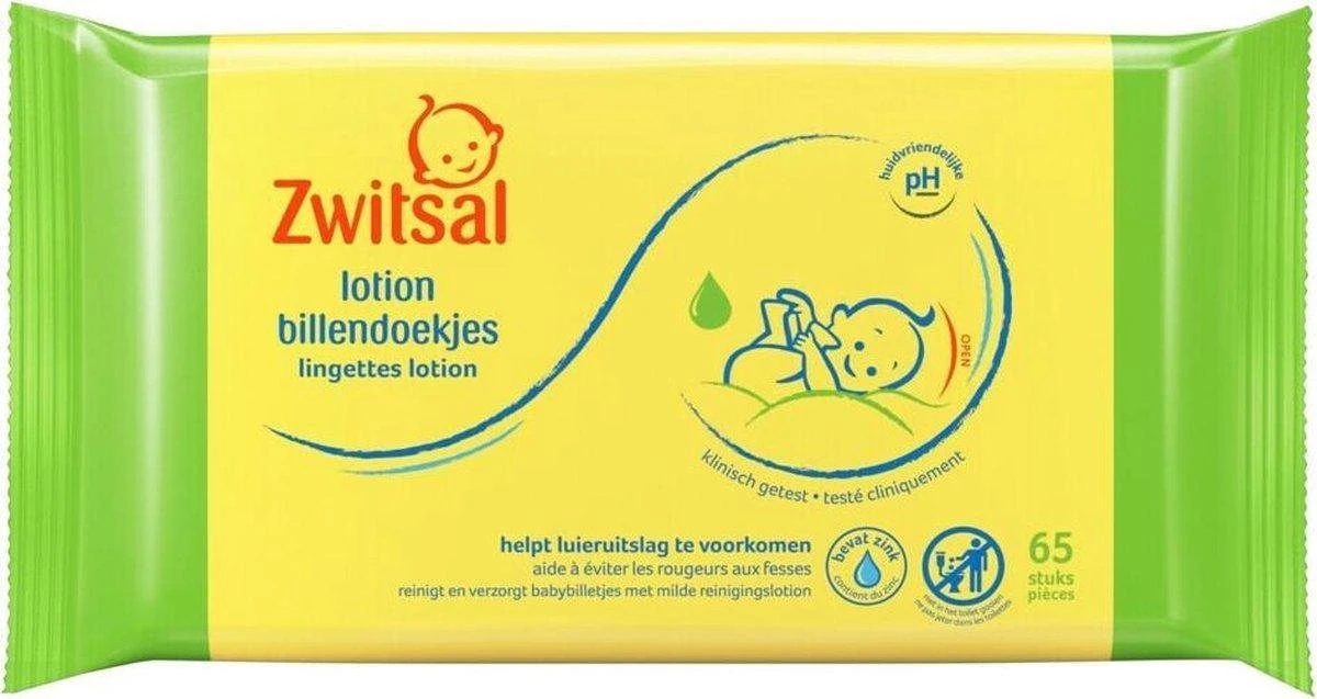 Zwitsal Billendoekjes | Voordeelverpakking 30 X 65 Doekjes 4 Zwitsal Billendoekjes | Voordeelverpakking 30 X 65 Doekjes - Afbeelding 4