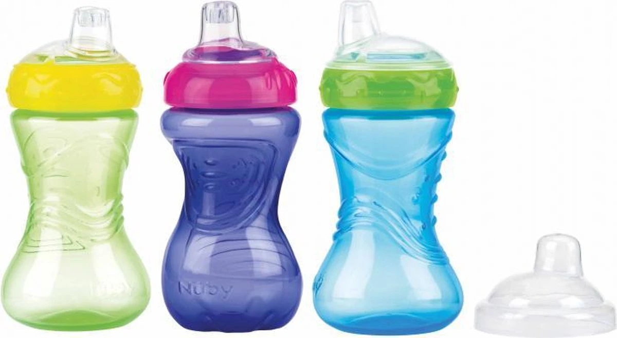 Nuby Easy Grip Anti-spill Cup 300ml 6m 1 Nuby Easy Grip Anti-spill Cup 300ml 6m