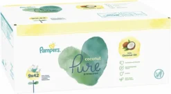 Pampers® Pampers Billendoekjes Harmonie Coconut Navulpak 9x42 = 378 Doekjes -Babyproducten Winkel 1200x661 2