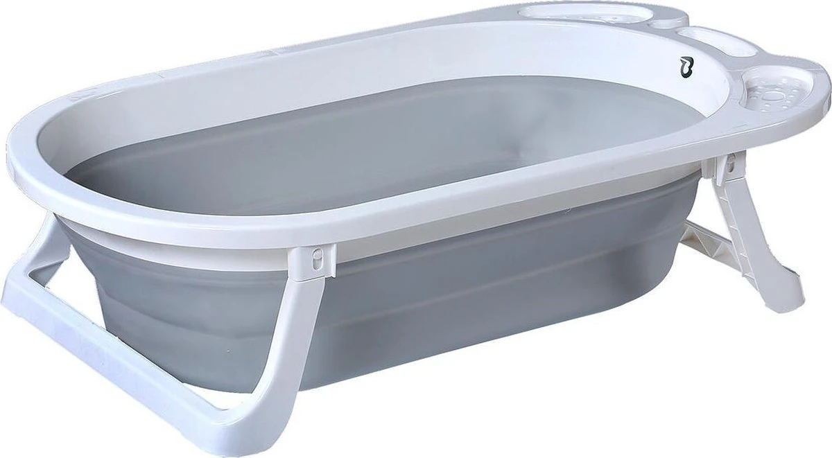 Titaniumbaby Opvouwbaar Babybadje - Wave Grey 1 Titaniumbaby Opvouwbaar Babybadje - Wave Grey