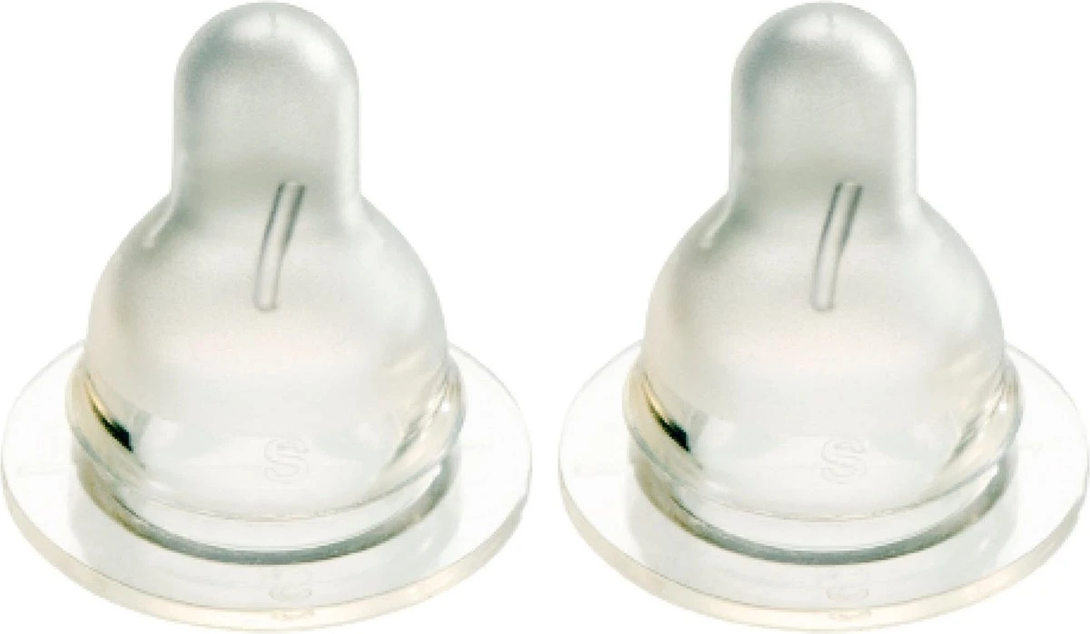 Difrax Flessenspeen Natural - Maat Large - 2 Stuks 1 Difrax Flessenspeen Natural - Maat Large - 2 Stuks