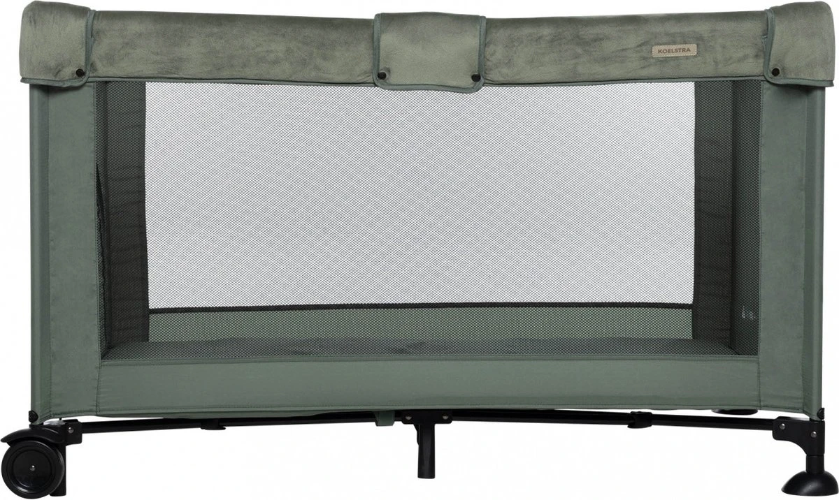 Koelstra Reisbed Travelsleeper LUX - 126x65 Cm. - Moss Green 1 Koelstra Reisbed Travelsleeper LUX - 126x65 Cm. - Moss Green