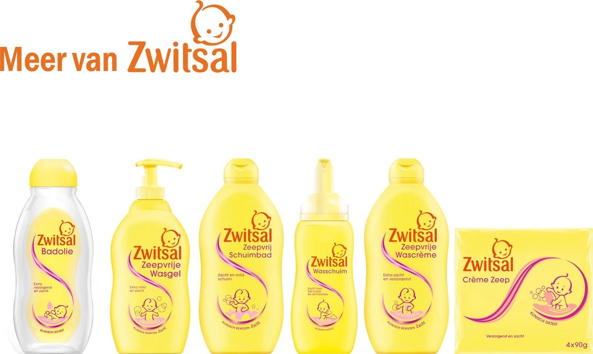 Zwitsal Crème Zeep - 2 X 90 G - Baby 3 Zwitsal Crème Zeep - 2 X 90 G - Baby - Afbeelding 3