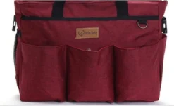 Merkloos Decopatent® Luiertas Schoudertas - Baby Verzorgingstas - Incl Verschoningsmatje & Flessenhouder - Vakken - Jongens/Meisjes - Grijs -Babyproducten Winkel 1200x732 1