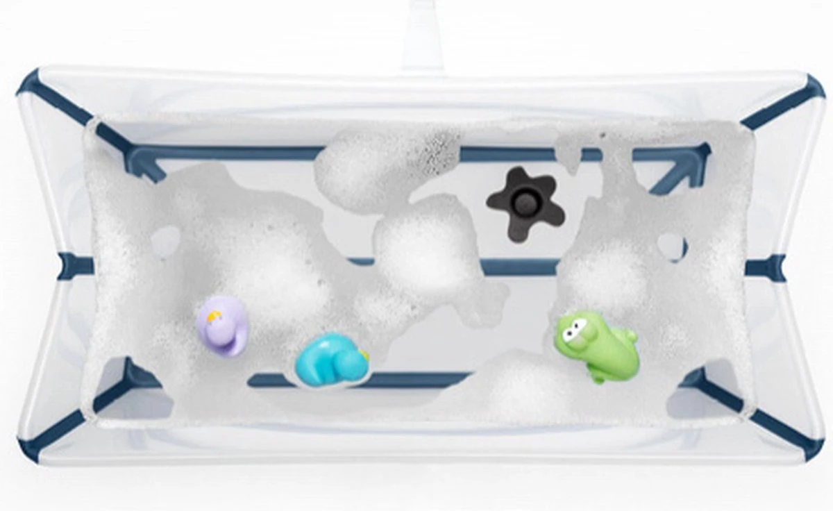 Stokke® Flexi Bath ® X-Large Transparent Blue 5 Stokke® Flexi Bath ® X-Large Transparent Blue - Afbeelding 5