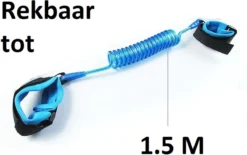 Merkloos Handig Polsbandje Voor Kinderen - Veilig Polstuigje - Pols Armband Kind / Kids - Looplijn Baby / Peuter - Loopdraad - Harnas - Universeel Kinder Tuigje -Babyproducten Winkel 1200x753 5