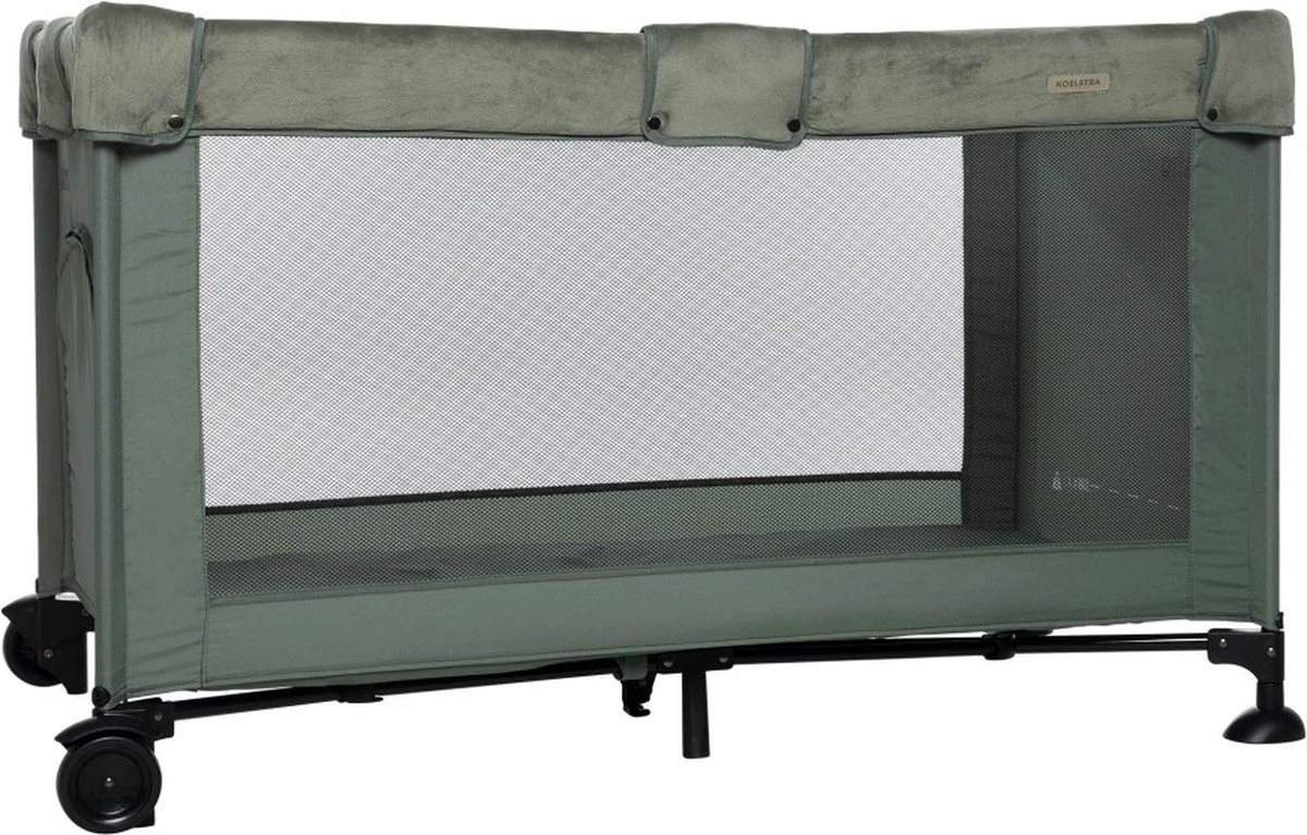 Koelstra Reisbed Travelsleeper LUX - 126x65 Cm. - Moss Green 2 Koelstra Reisbed Travelsleeper LUX - 126x65 Cm. - Moss Green - Afbeelding 2