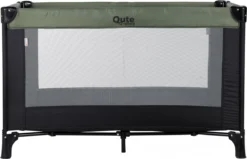 Qute Campingbed Q-sleep Olijfgroen/zwart -Babyproducten Winkel 1200x772 3