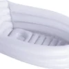 Bambino© Opblaasbaar Babybad - Lichtgrijs - 78 X 52 X 30 Cm | Ideaal Voor Op Reis | 0-12 Maanden