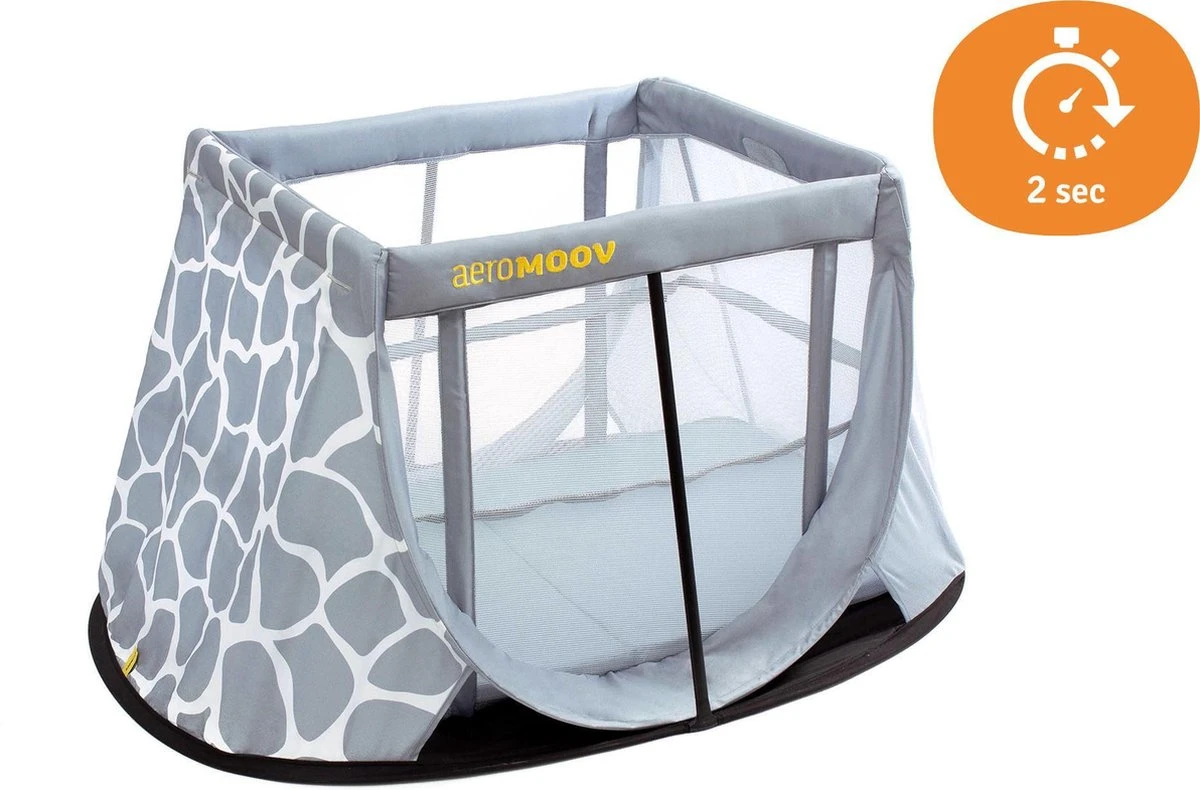 AeroMoov Instant Travel Cot Reisbed - Giraph Sky 4 AeroMoov Instant Travel Cot Reisbed - Giraph Sky - Afbeelding 4