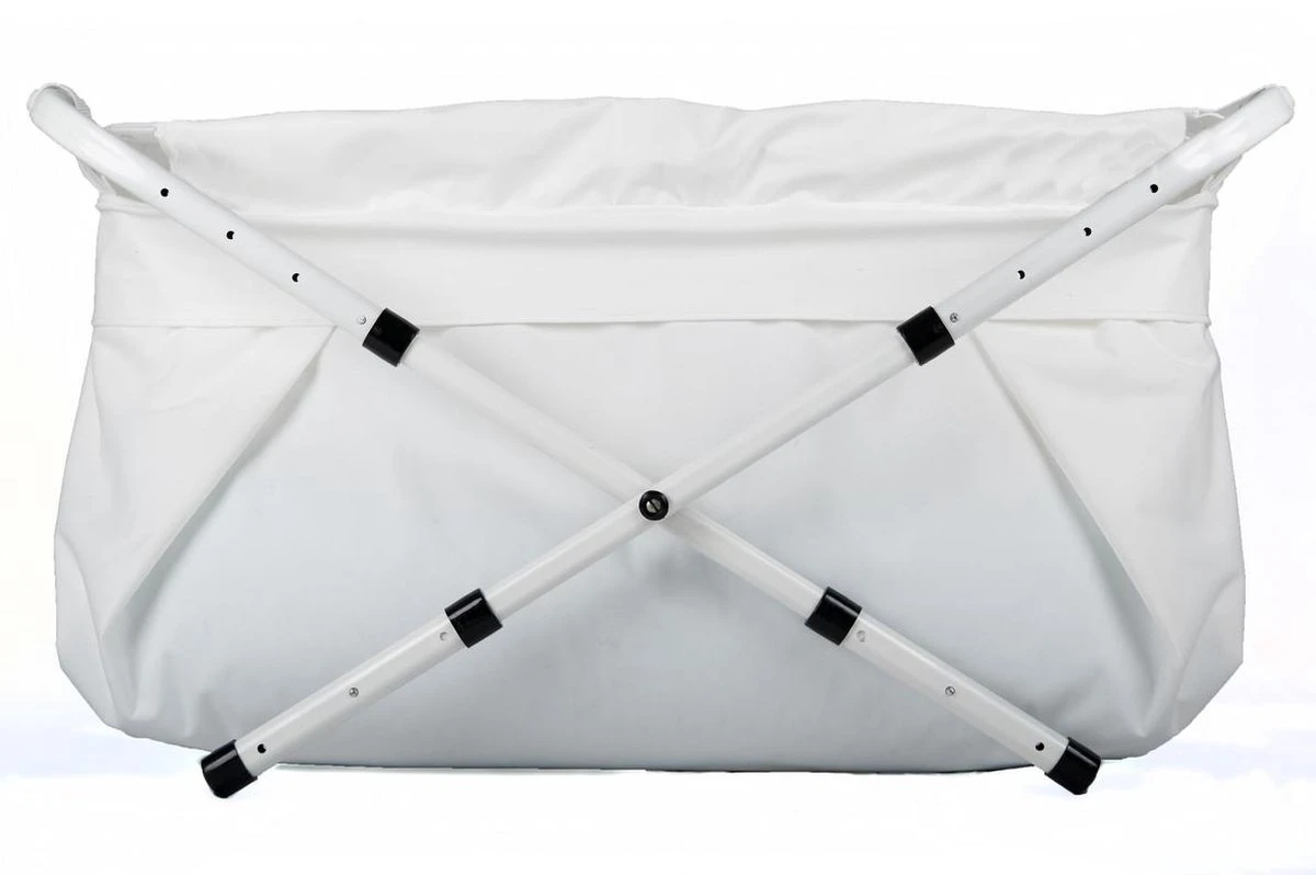 BiBaBad Verstelbaar Wit 70-90 Cm, Badzak Met Knoopsluiting. Maak Van Je Douche Een Kinderbad. Dit Opvouwbaar Bad Kun Je In Lengte Breedte En Hoogte Aanpassen Zodat Je Optimaal Gebruik Kunt Maken Van Je Doucheruimte. 3 BiBaBad Verstelbaar Wit 70-90 Cm, Badzak Met Knoopsluiting. Maak Van Je Douche Een Kinderbad. Dit Opvouwbaar Bad Kun Je In Lengte Breedte En Hoogte Aanpassen Zodat Je Optimaal Gebruik Kunt Maken Van Je Doucheruimte. - Afbeelding 3