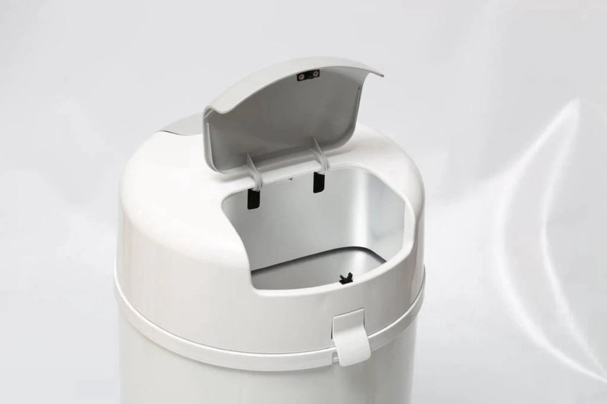 DiaperPail - Soft Grey - Luieremmer Met Speciale Luiersluis - Werkt Met Normale Vuilniszakken 4 DiaperPail - Soft Grey - Luieremmer Met Speciale Luiersluis - Werkt Met Normale Vuilniszakken - Afbeelding 4